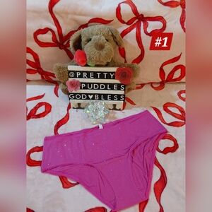 💎 XXL VS Stretch Cotton Scatter Shine Hiphugger Panty #1 💎